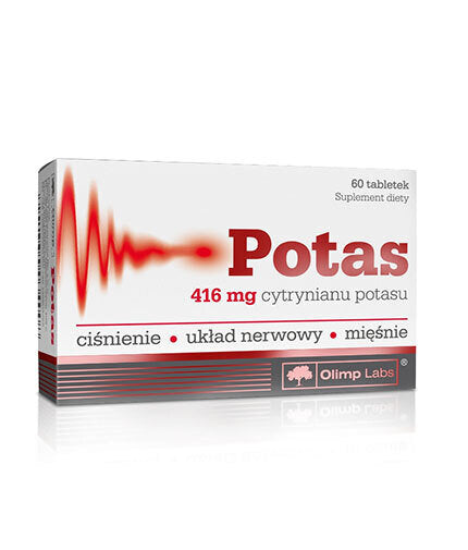 Citrate de potassium/Potas 416 mg. 60 onglets. OLYMPE