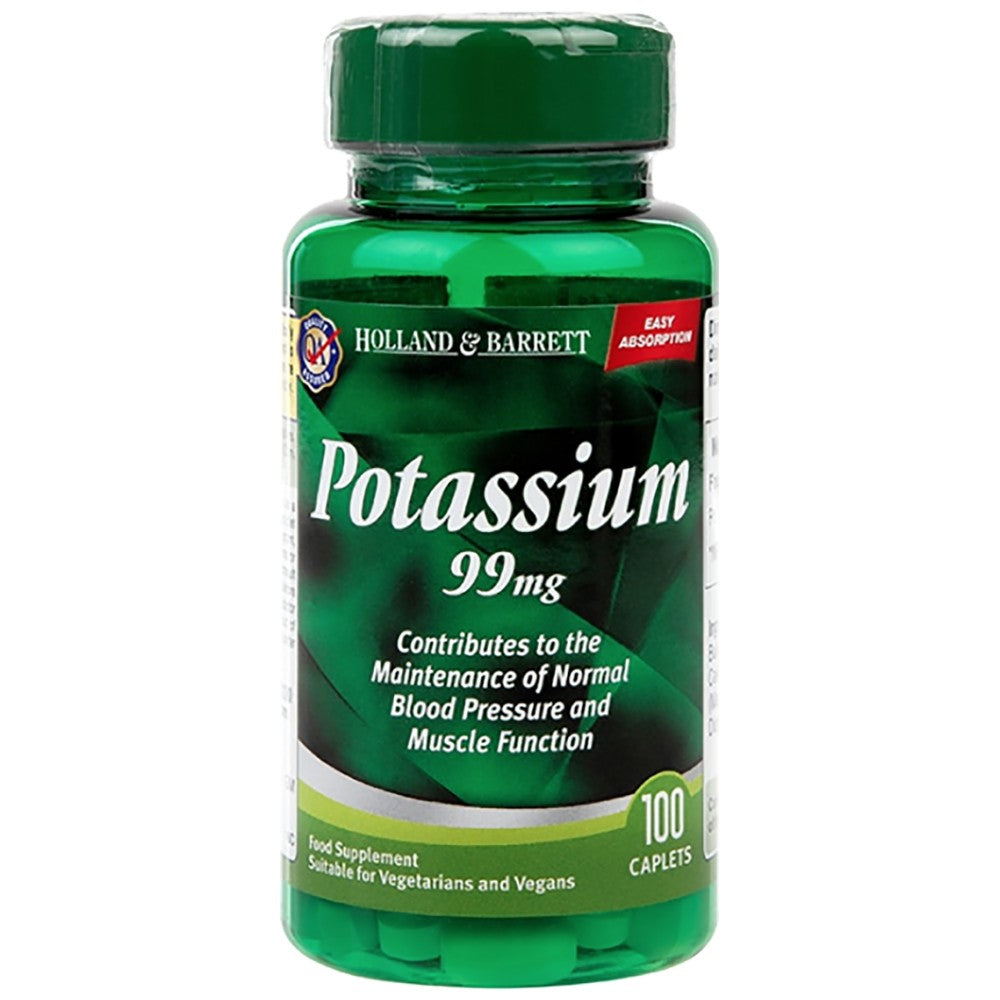 Gluconate de potassium 99 mg - 100 caplets