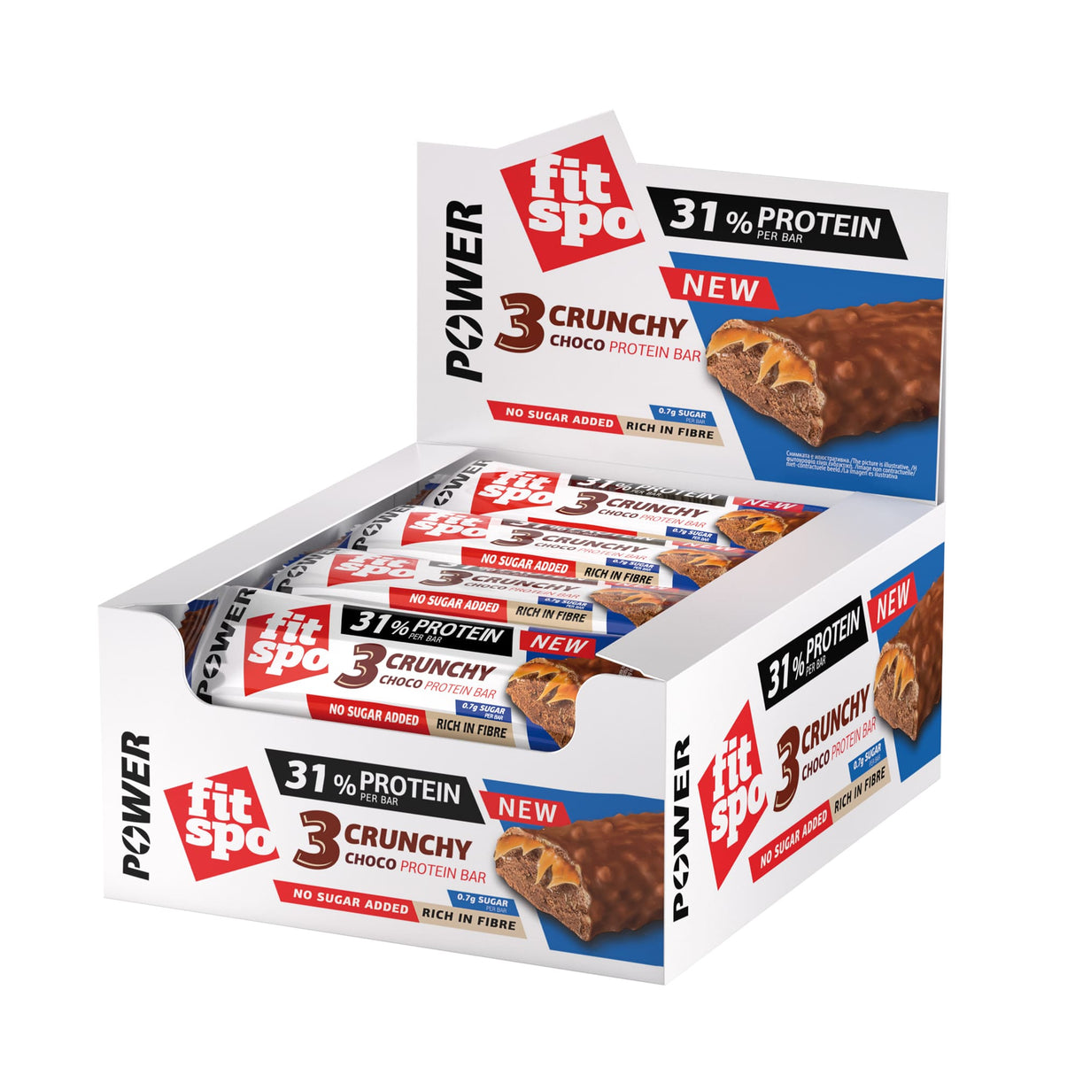 Fit Spo Power Bar - 12 x 55 grammes