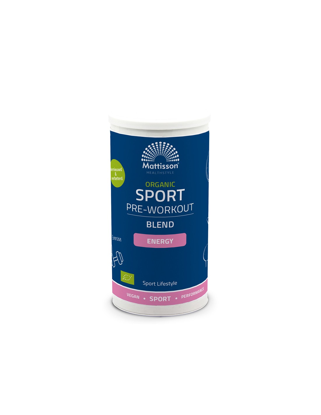 Mélange de smoothie - Bio d'énergie pré-entraînement, 300 g, 30 doses