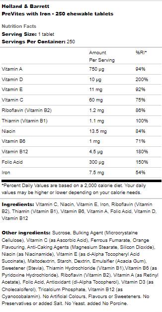 Prévues avec le fer | Crime-manche - 250 capsules de gel à croquer