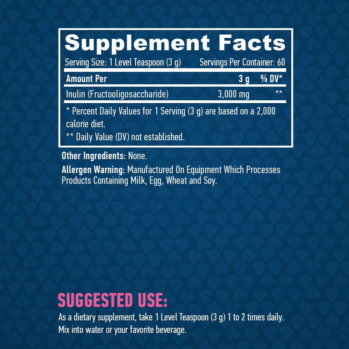 Inuline prébiotique/200g