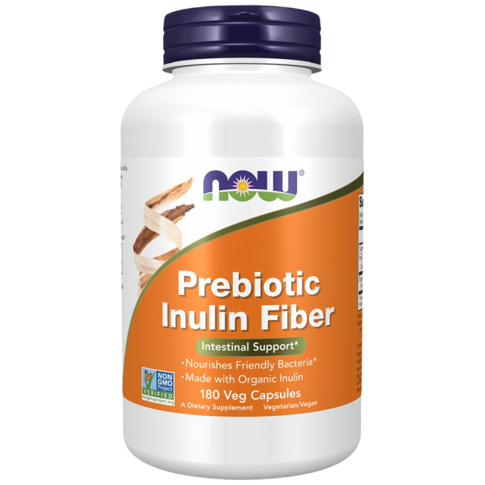 Fiber inuline prébiotique FOS - 180 capsules