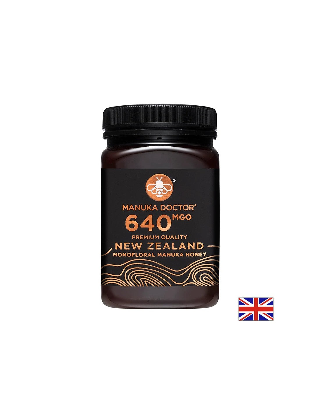 Miel manuka monofloral de qualité supérieure (640 mgo), 500 g