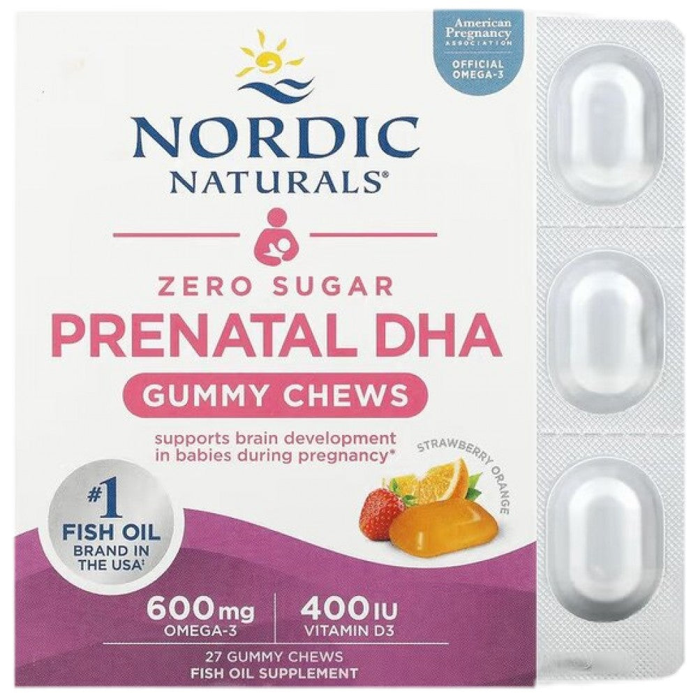 Gomme gommeux dha prénatal 600 mg - 27 gummies