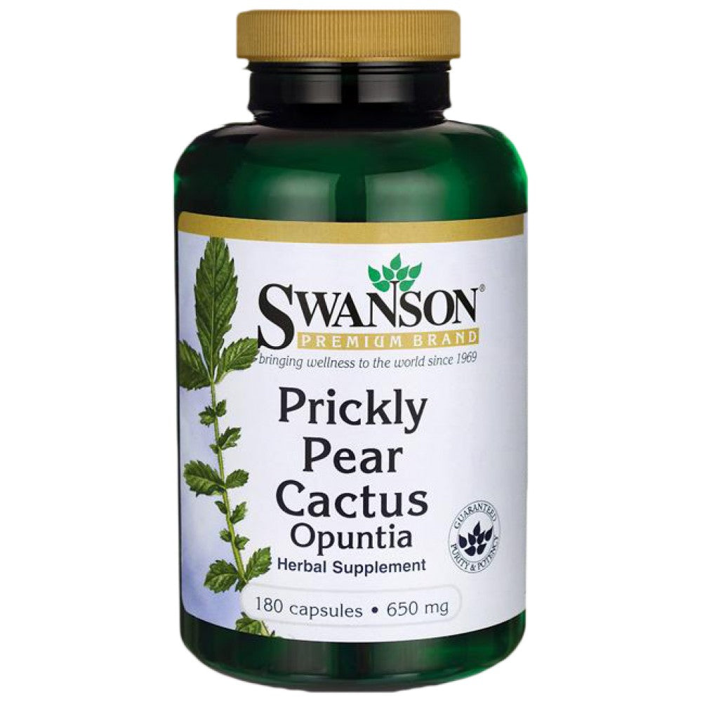 Cactus de la figue de Barbard Opuntia 650 mg 180 capsules
