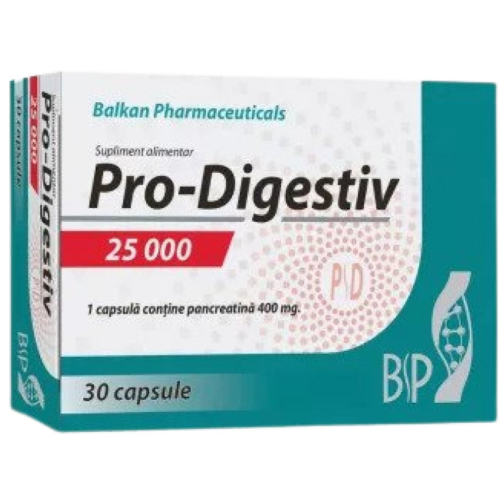 Pro-digeste 25000 | Pancréatine 400 mg - 30 capsules