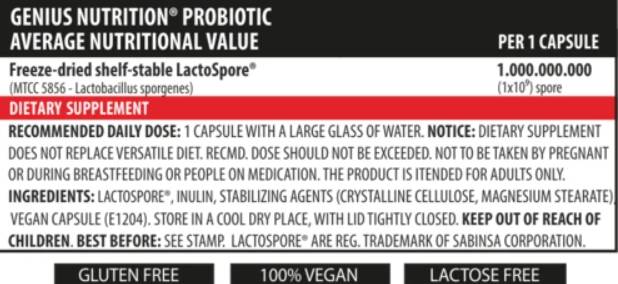 Probiotique - 60 capsules