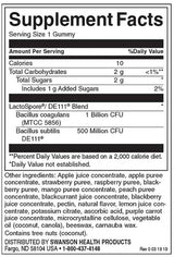Gummies probiotiques - Fruité Frenzy 1,5 milliard CFU 90 Gummies