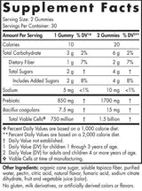 Gummies probiotiques enfants | 1,5 milliard de cellules actives - 60 gummies