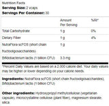 Probiotique + capsules prébiotiques de fibre 60