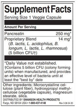 Probiotique avec enzymes digestives - 60 capsules