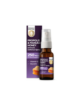 Propolis & Manuka Honey Spray immunitaire de défense 250 Med/Gorge Spray avec propolis (250 MED), Honey Manuka et vitamine D3, 20 ml