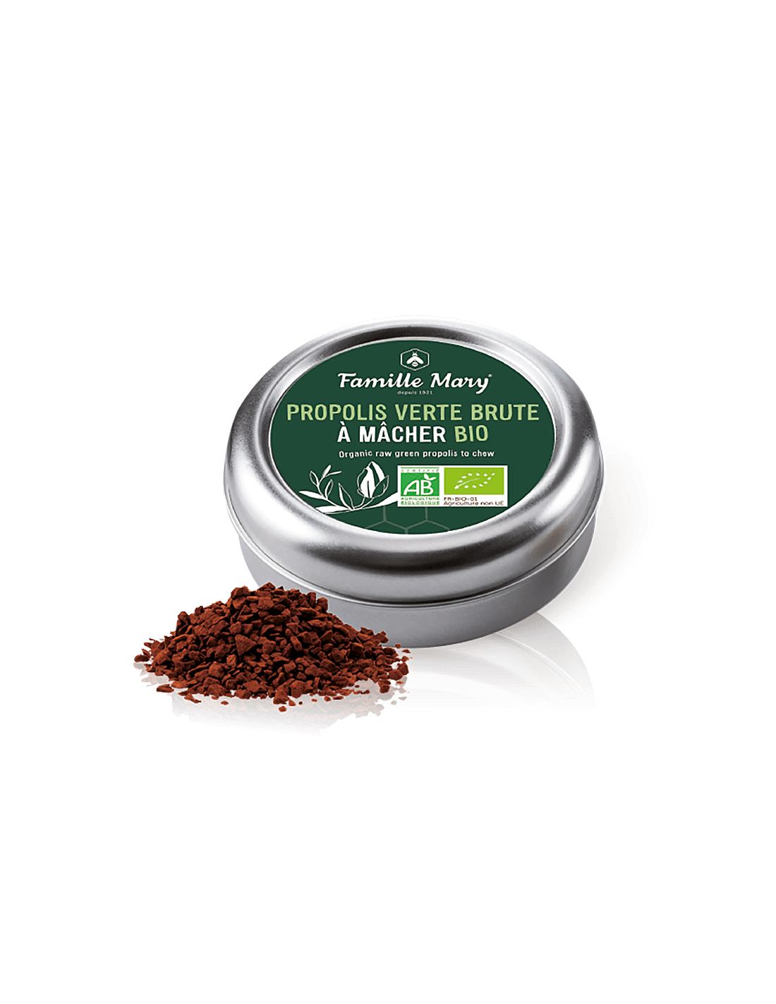 Propolis vert brut organique pour mâcher - propolis verte brute à màcher bio, 10 g