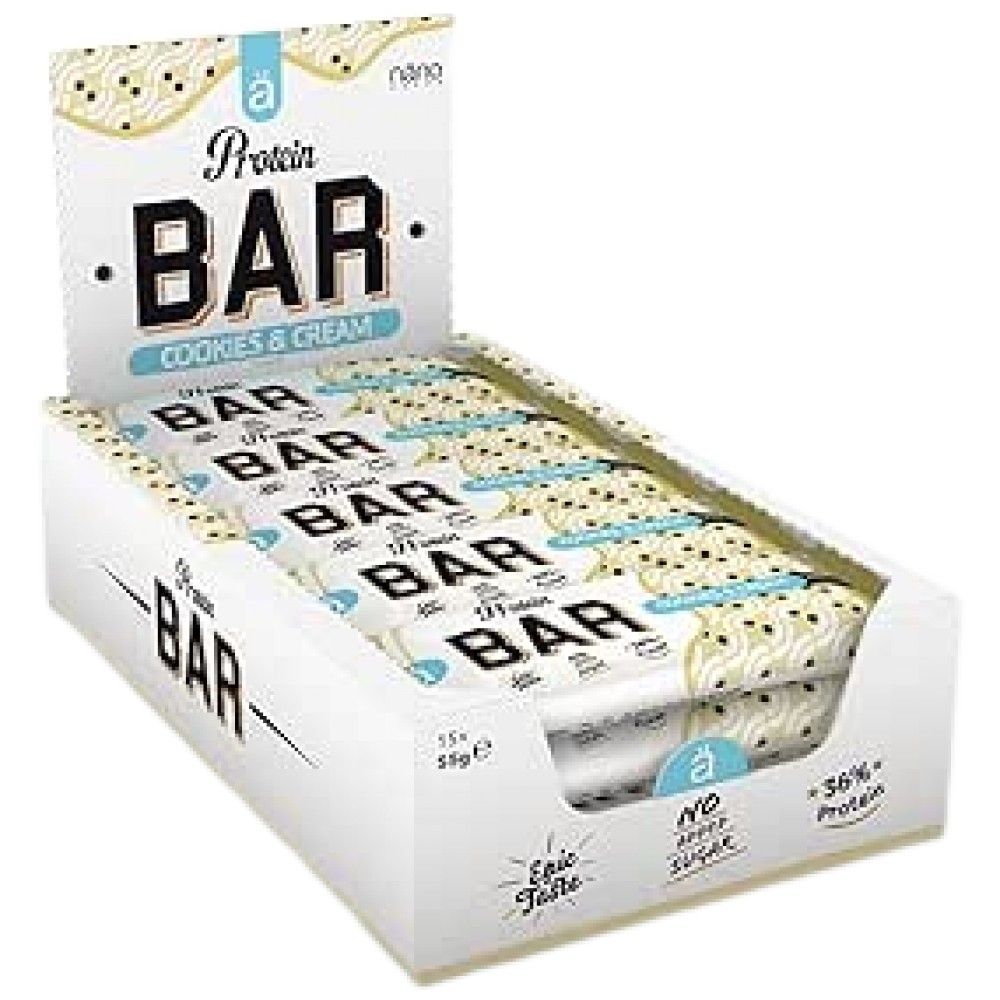 Barre protéique | Pas de sucre ajouté - 15 x 55 grammes