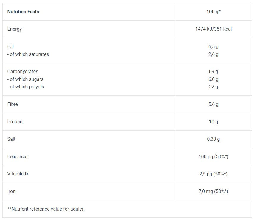 Protéine muesli/30 g