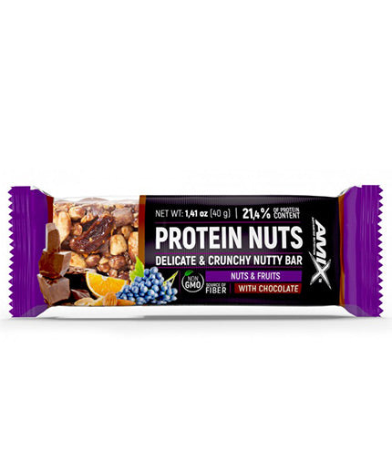 Noix de protéines barre de noisette croquante/40G