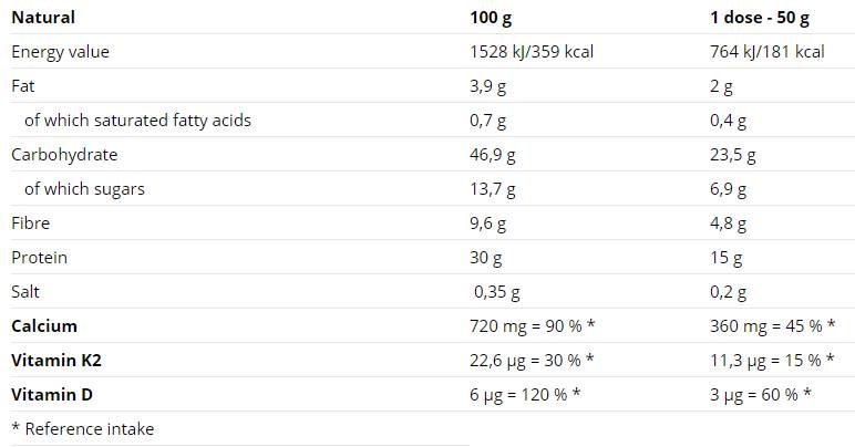 Porridge protéique - 5 x 50 grammes