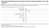 Spreads protéinées/chocolat blanc et café - 500 grammes