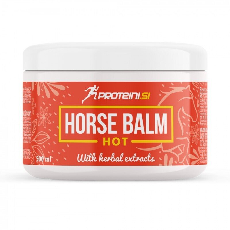 Proteini.SI Baume pour chevaux - Chaud - Baume pour chevaux - 500 ml