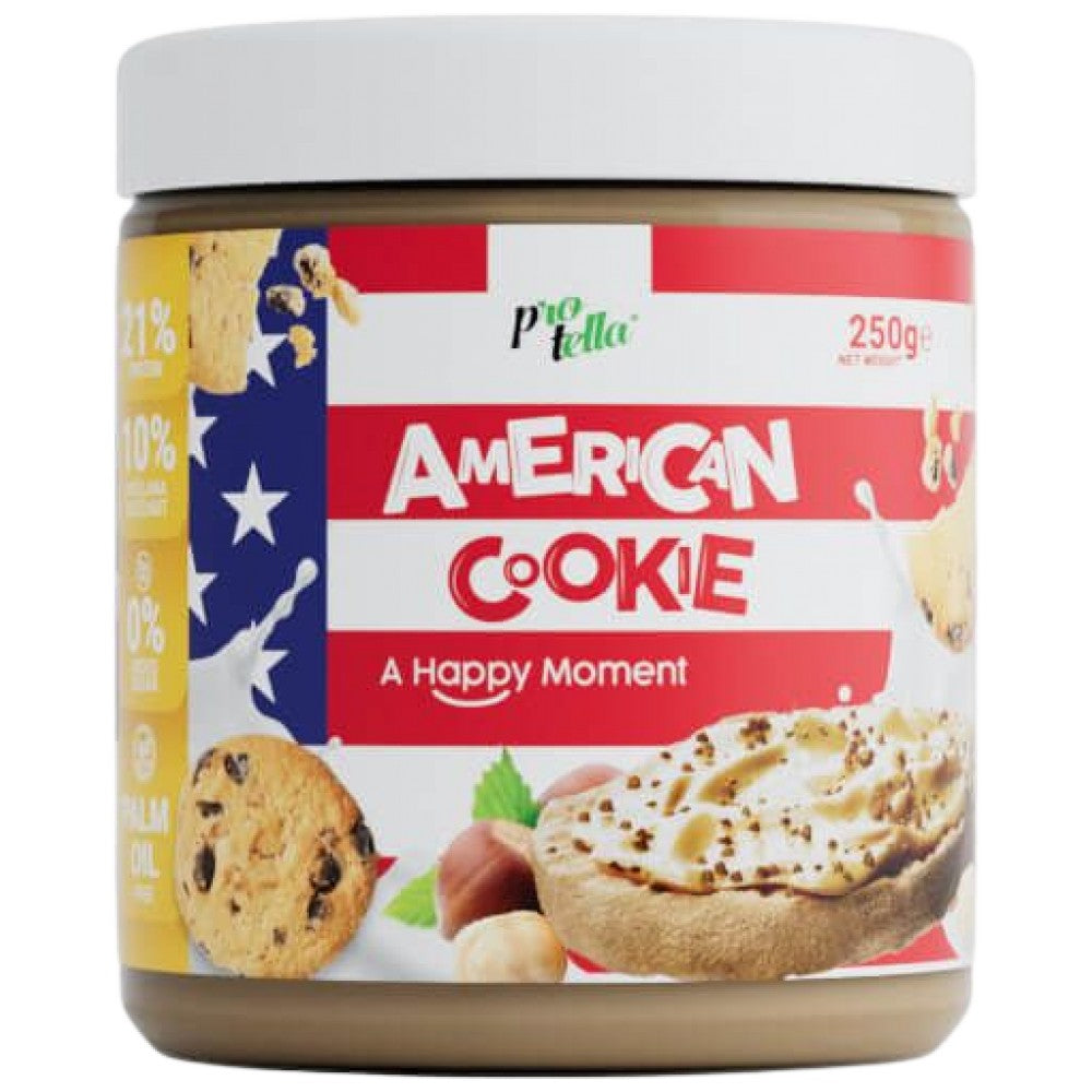 <tc>Protella</tc> Crème protéinée | Biscuit américain - 250 grammes