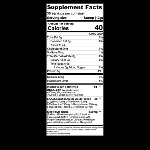 EAAS éprouvé/avec 9 acides aminés essentiels - 390 grammes