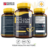Fibres de cosses de psyllium 700 mg 180 gélules <tc>Nutravita</tc>