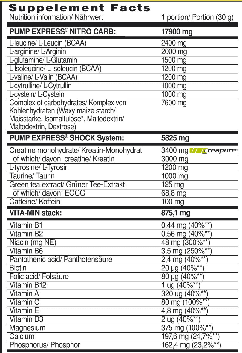Pompe Express 2.0 Concentré - 660 grammes
