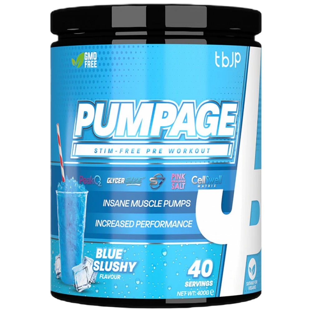 TBJP Pompage | Pré-entraînement sans stim - 400 grammes