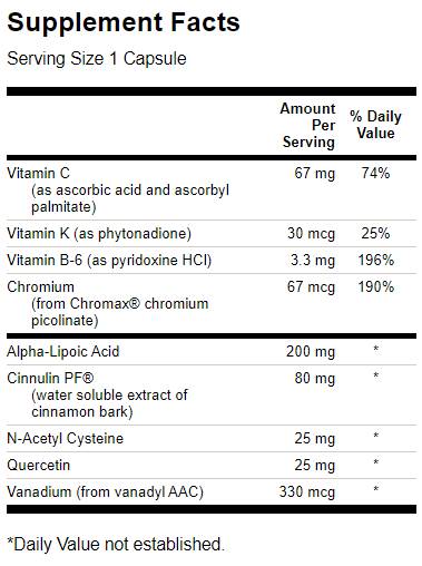Capsules de glycémie pure 90