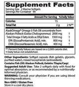 Huile de poisson sauvage pure d'Alaska 1000 mg (180 capsules, 180 doses) <tc>Doctor's Best</tc>