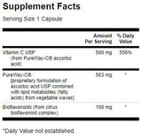 Pureway-C 500 mg avec des bioflavonoïdes 90 capsules