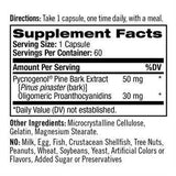 Pycnogénol 50 mg 60 Caps