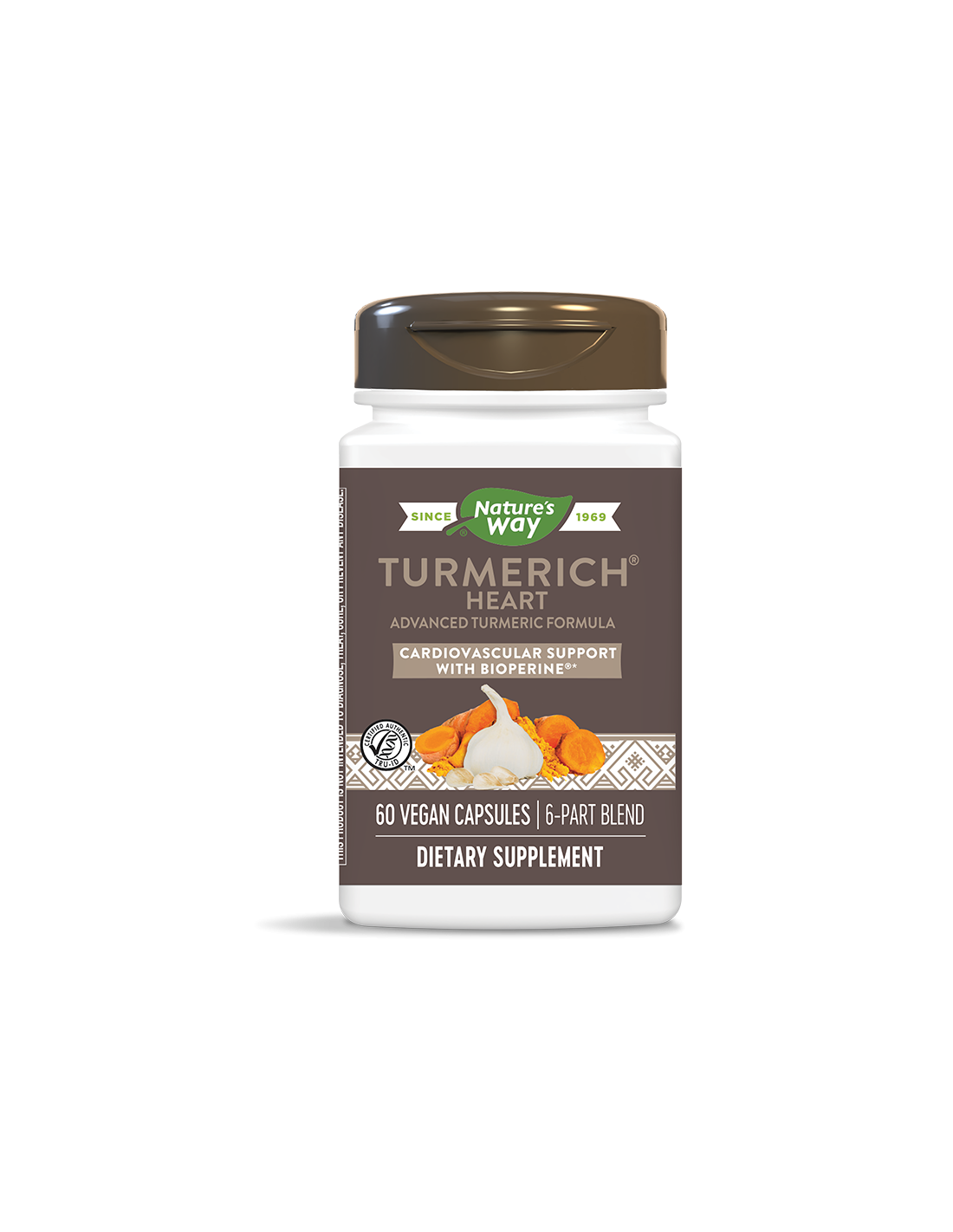 Santé cardiovasculaire - Formule avec coenzyme Q10 et herbes, 60 capsules