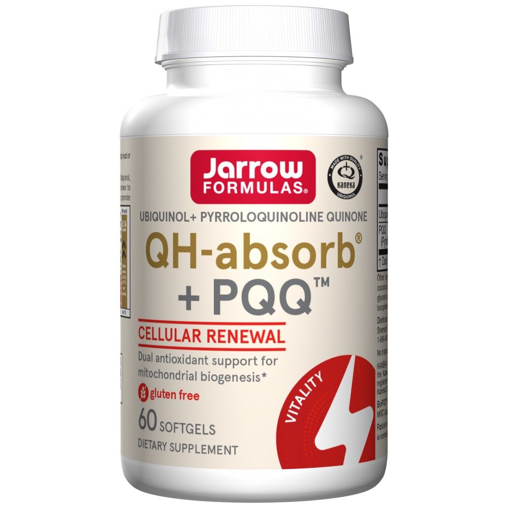 QH + PQQ (Ubiquinol + Pyrroloquinoline Quinone) - 60 гел ка m'enсули