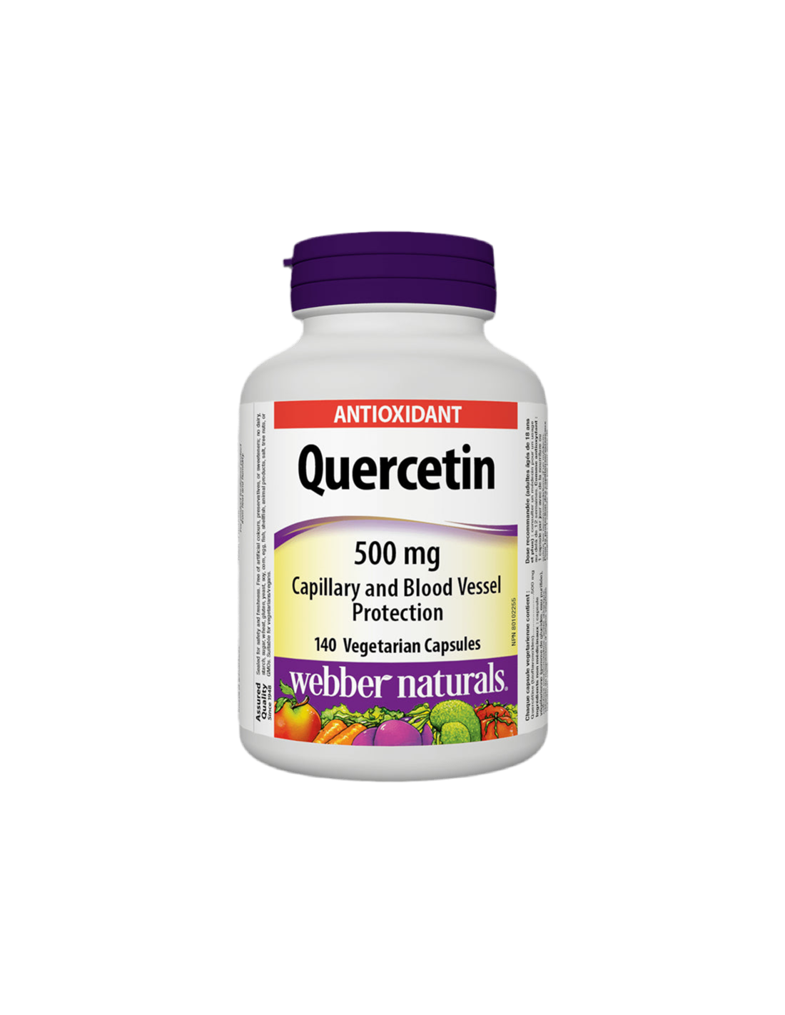 Quercétine/quercétine 500 mg, 140 capsules