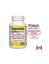 Quercétine 250 mg de lipomicel Matrice - 60 capsules de gel