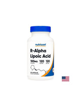 Diabète et neuropathie périphérique - R-alpha-lipoïque, 100 mg x 120 capsules