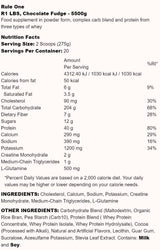 R1 LBS | Gain de masse riche en calories - 5500 grammes