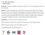 Huile de jojoba | Huile hydratante 100% pure - 118 ml