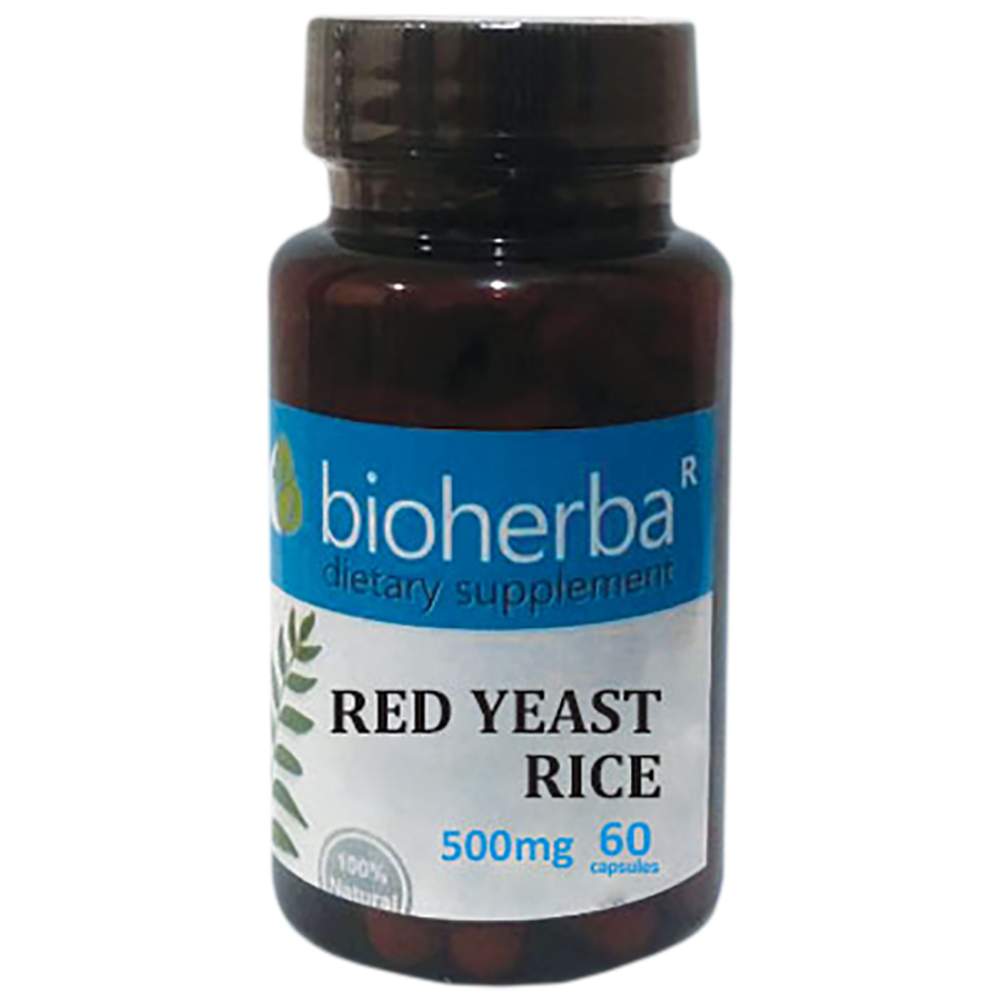 Riz à levure rouge 500 mg - 60 capsules