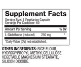 Glutathion réduit 250 mg/60 Caps