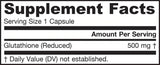 Glutathion réduit 500 mg - 60 capsules