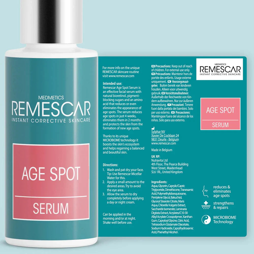 Sérum Remesacar pour corriger les taches de pigment et les taches d'âge - 30 ml