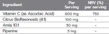 Renouveler la vitamine C avec des bioflavonoïdes d'agrumes - 60 comprimés