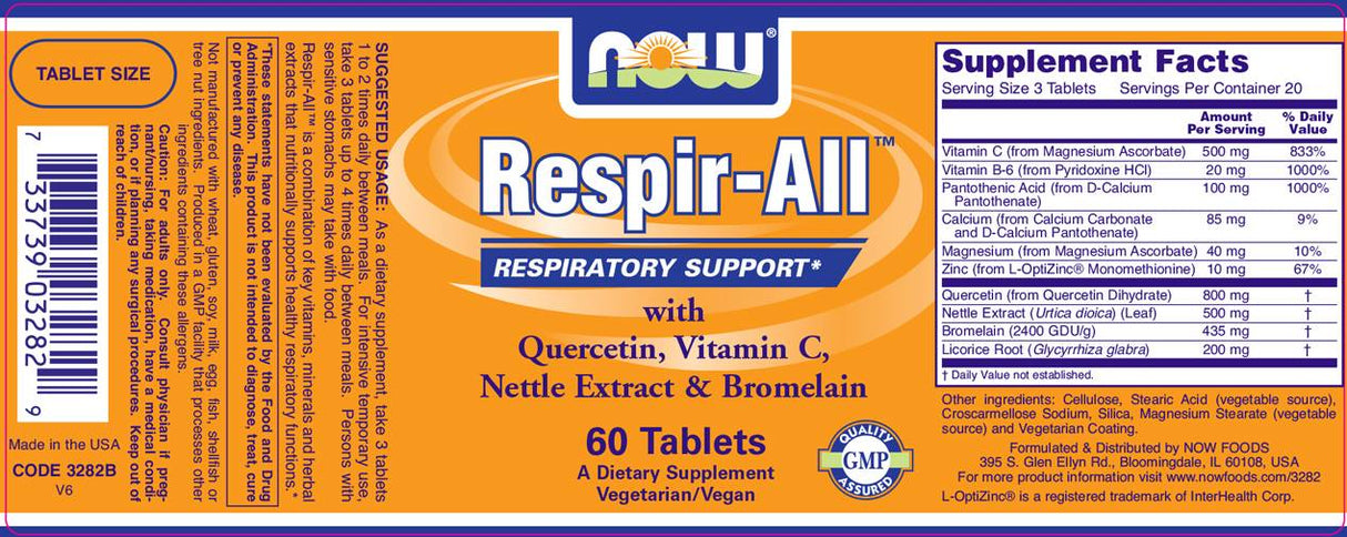 Respir-all - 60 comprimés