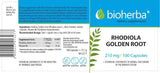 Roole d'or Rhodiola 210 mg - 100 capsules