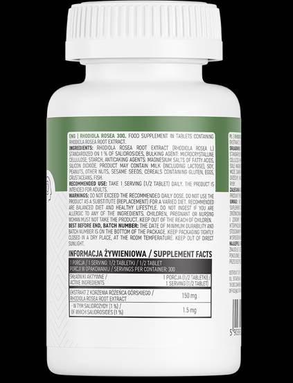 Rhodiola rosea 300 mg 150 comprimés