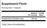 ROCK ROSEA ROSEA 400 mg - 100 capsules