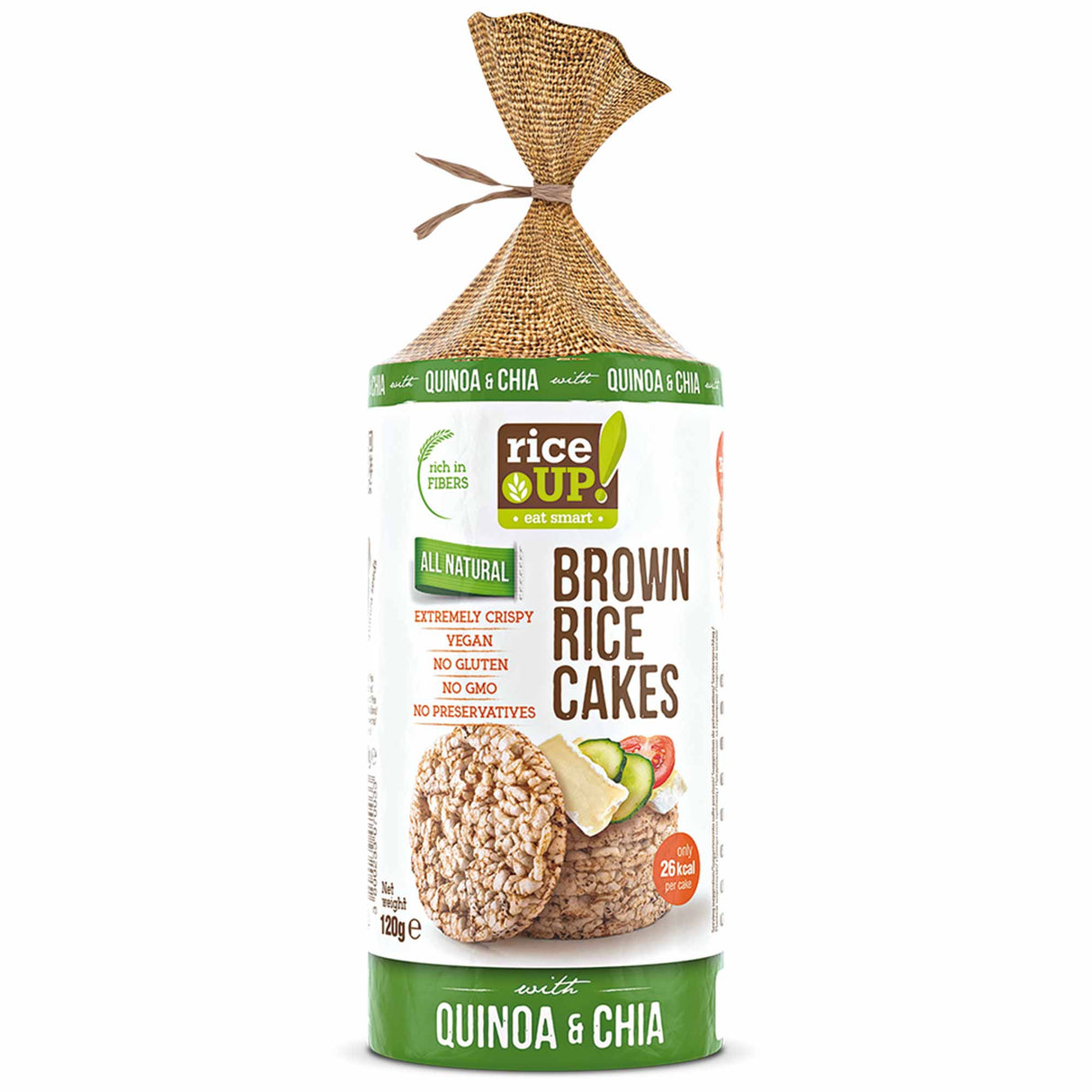 Rice UP! Brown Rice Cakes - 120g